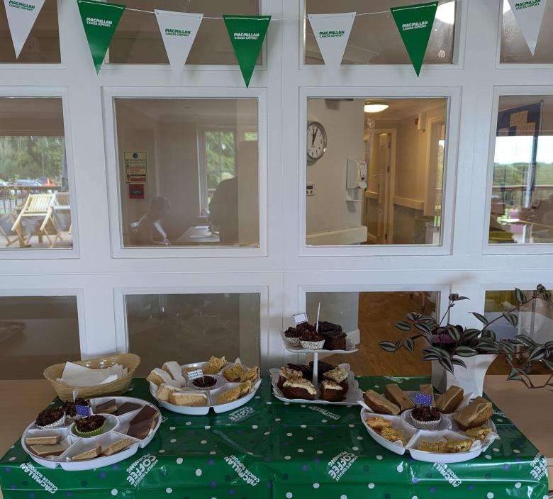 Some of the delicious cakes made by chefs and residents