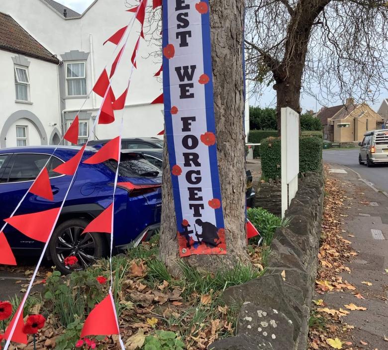 Remembrance Display at Blossom Fields