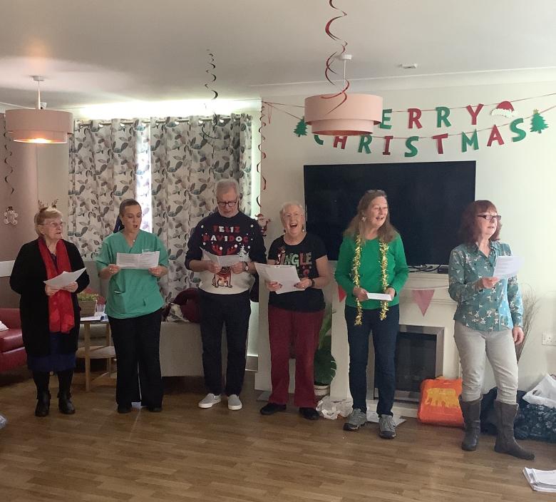 Christmas Choir at Rose Garden
