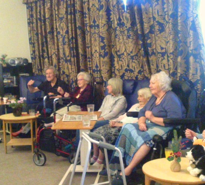 Swinging Sinatra entertains residents at Cedar Lawn