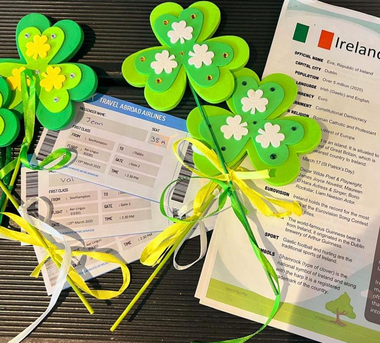 Tickets for the Fairmile Grange virtual trip to Ireland