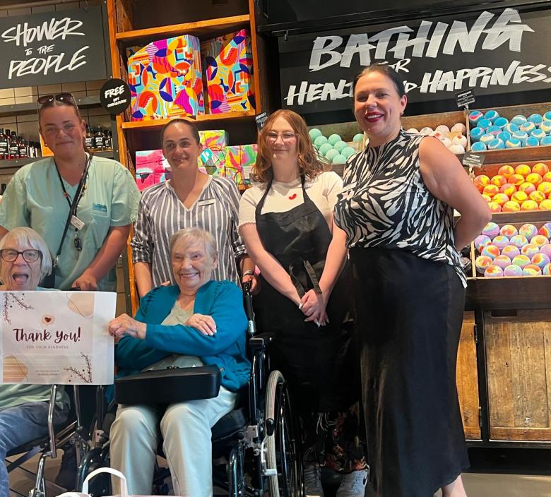LUSH donated toilet 
