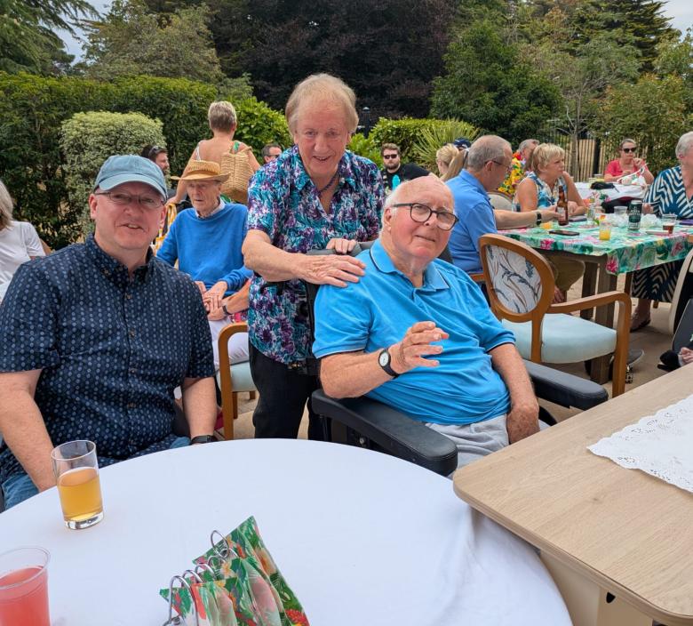 residents, guests and the local community all enjoyed the summer BBQ