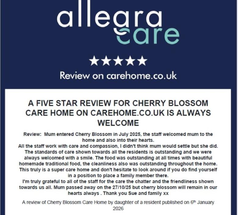 An Excellent 5 Star Review
