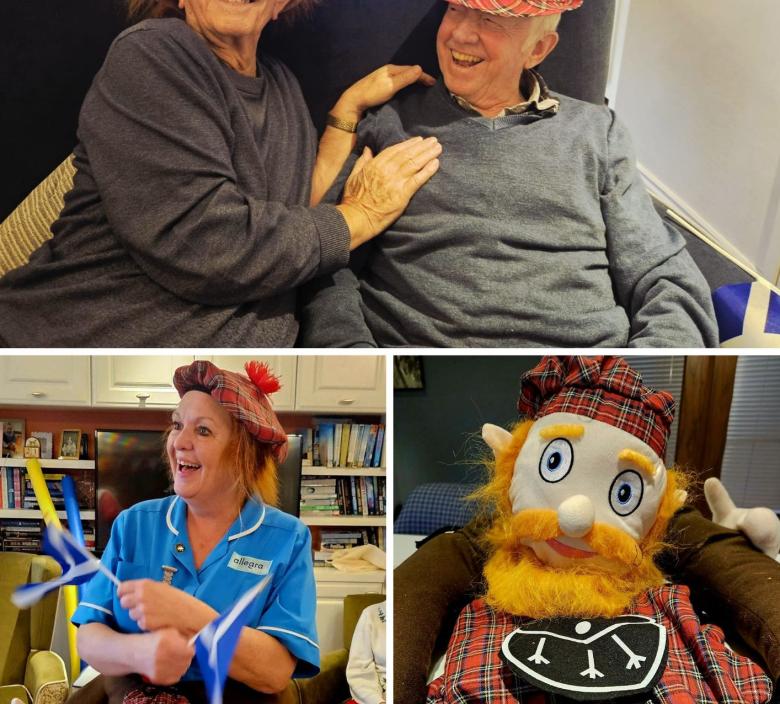 Residents and staff had a wonderful Burns night