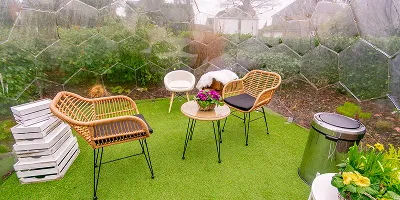Blossom Fields Service Short Stay Outdoor Seating