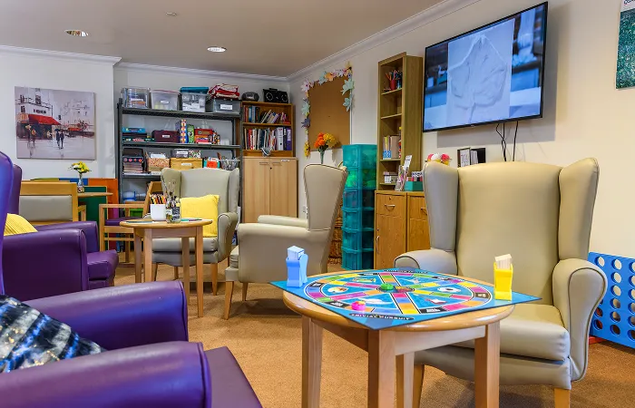 Cherry Blossom Dementia Care Tv Area
