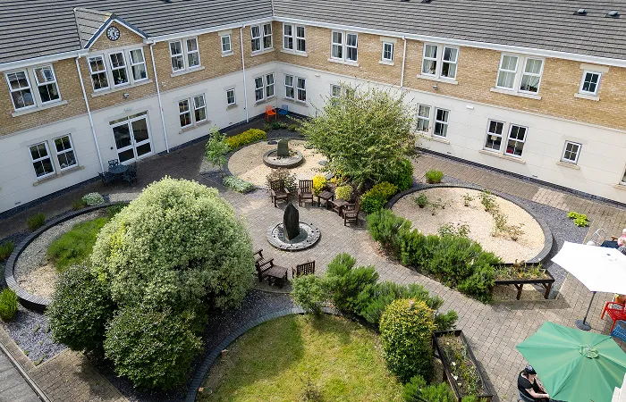 St Nursing Drone View