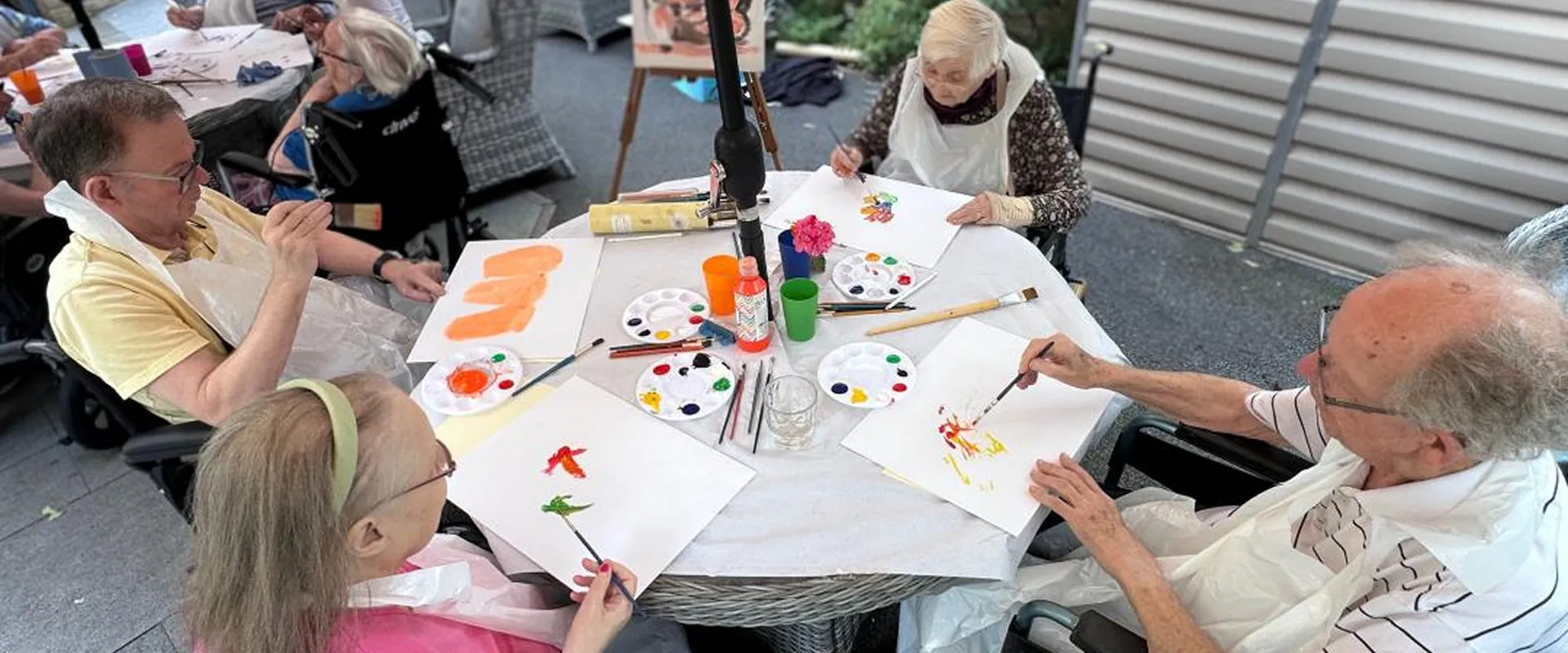 Breath and Brush Art Therapy at Blossom Fields