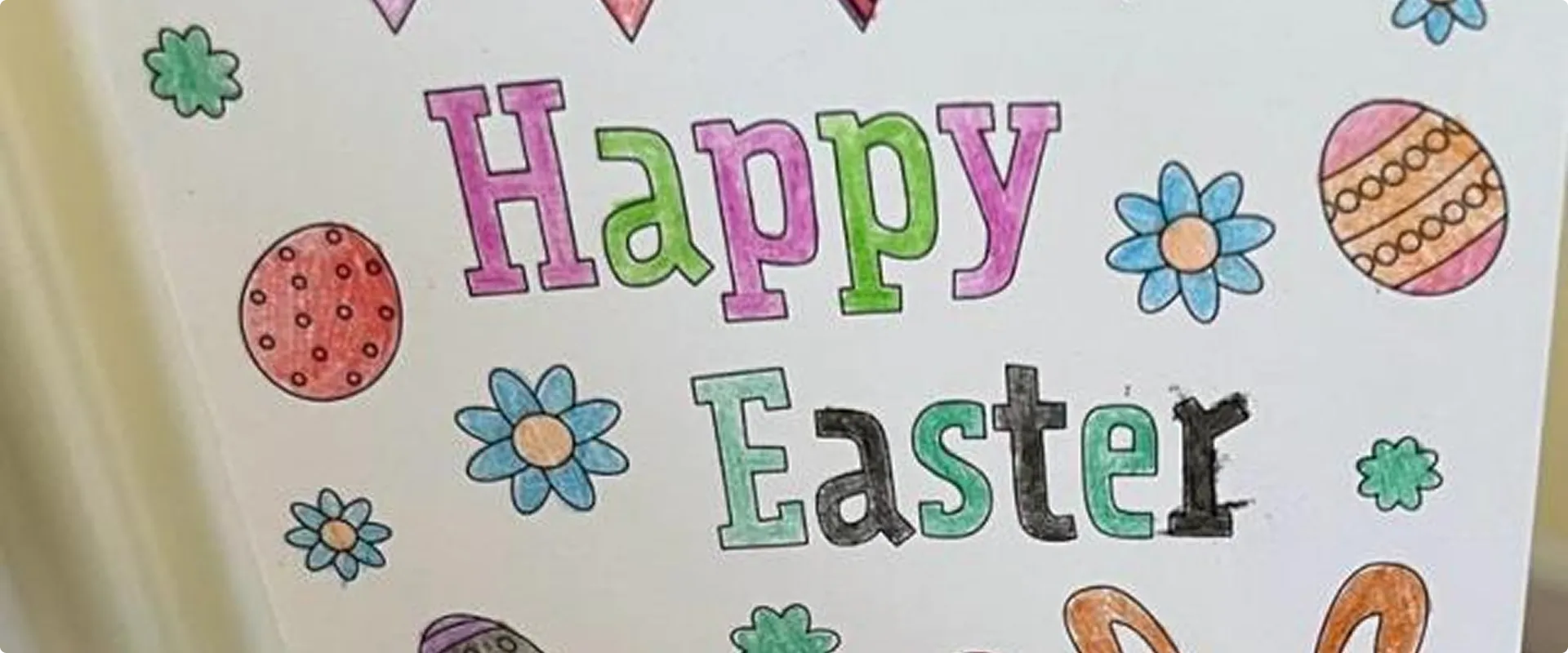 Happy Easter at cherry blossom
