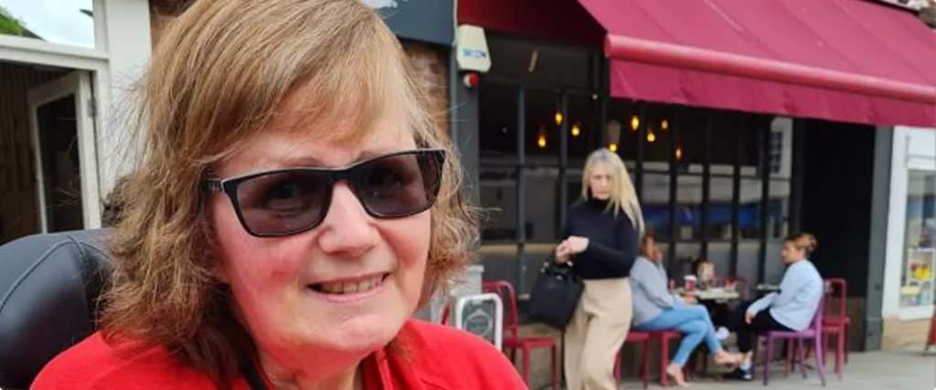 Julie enjoys a shopping trip to Romsey