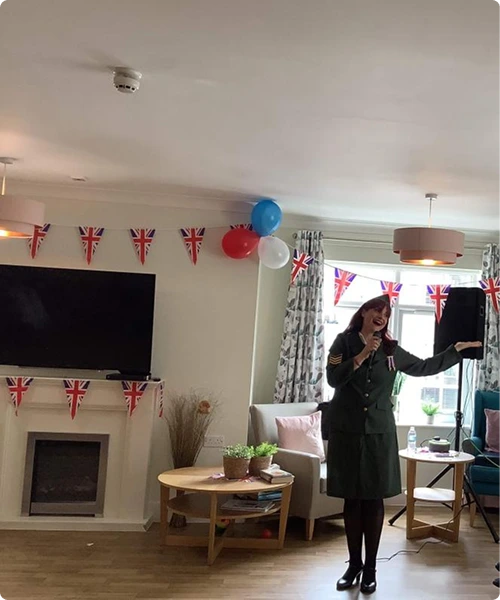 Mark VE day with song