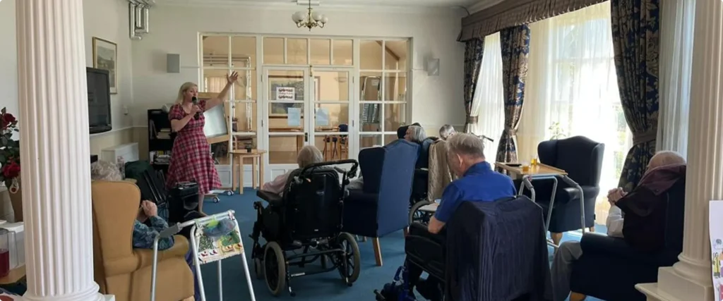 Alice Applewood brings joy to Residents of Cedar Lawn at Allegra Care