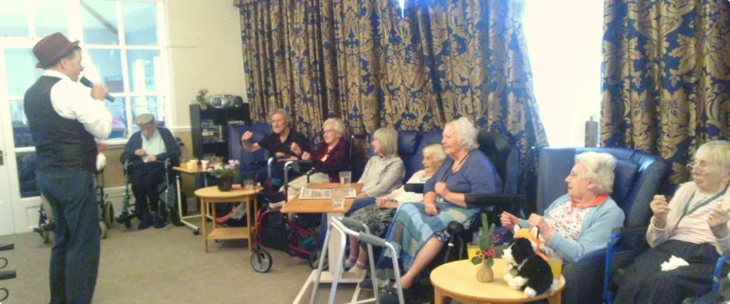 Swinging Sinatra entertains at Cedar Lawn Nursing Home