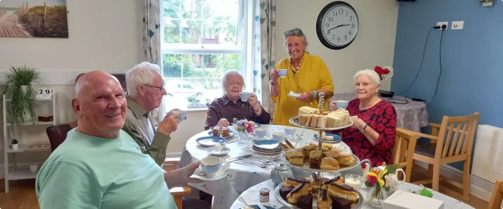 Afternoon tea at blossom fields