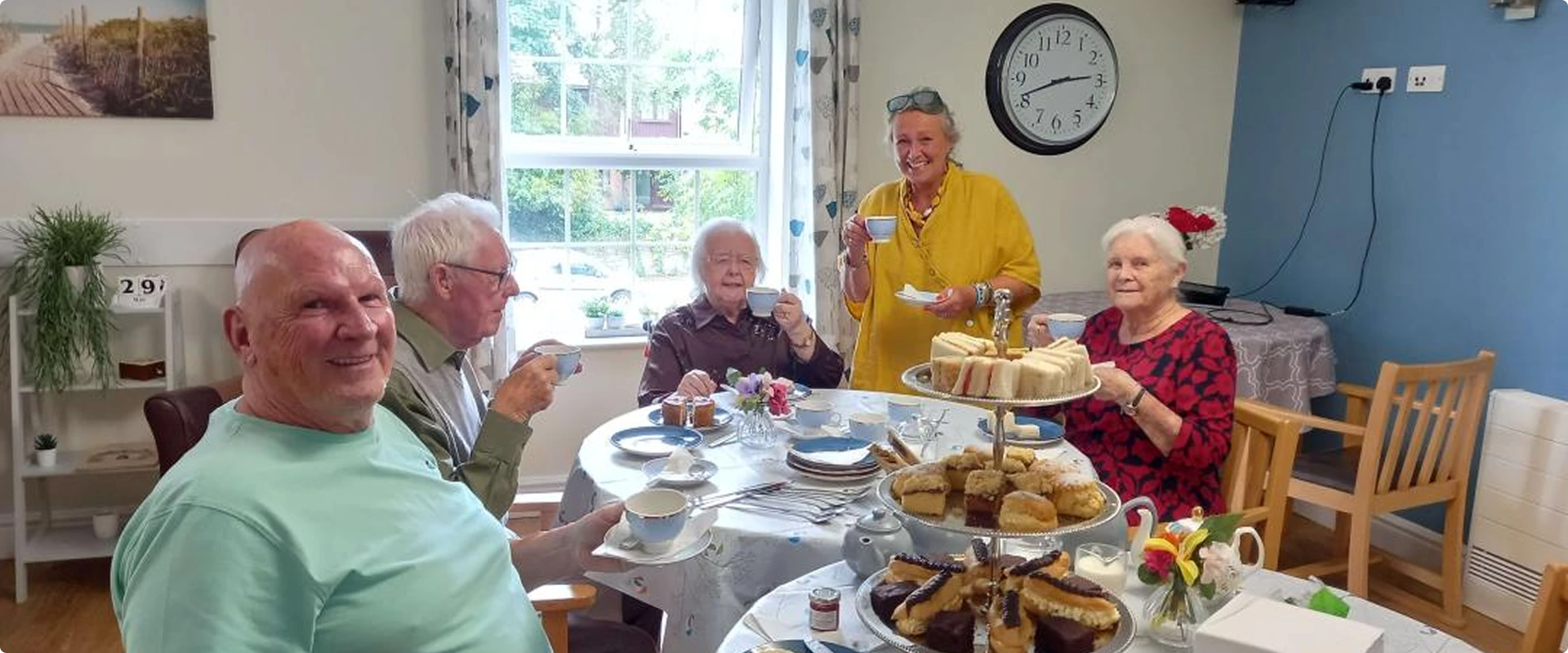 Afternoon tea at blossom fields