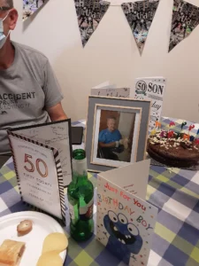 Birthday at cherry blossom care home