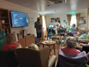 Covid memorial service at cherry blossom