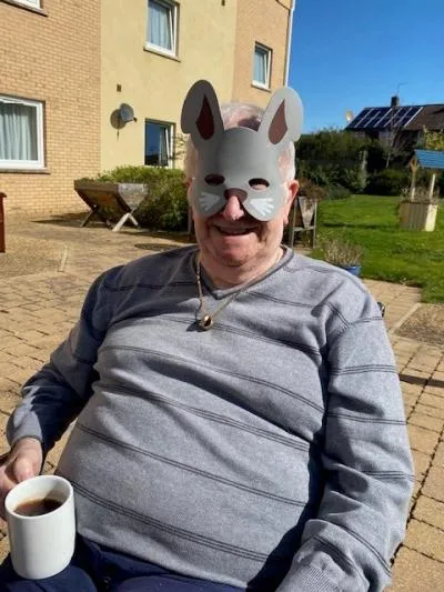 cherry blossom resident wear mask on easter