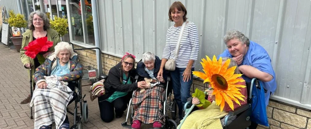 olive tree house residents enjoy trip local garden