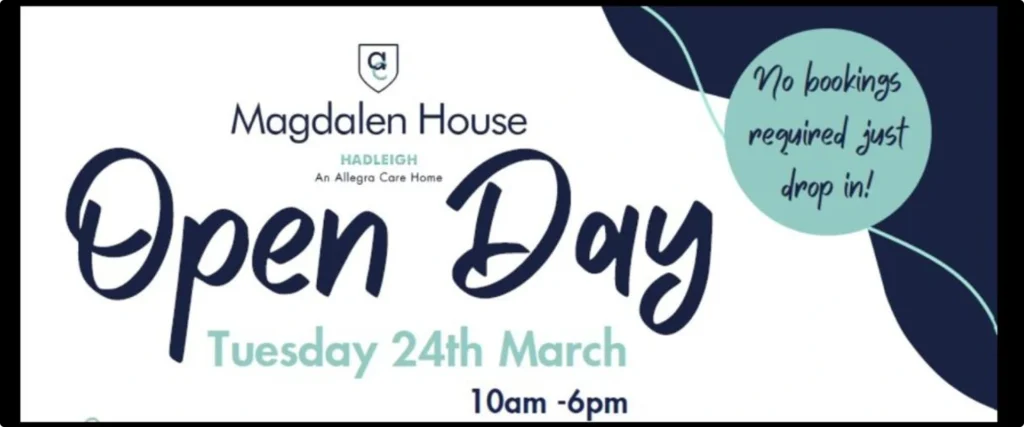 Magdalen house care home open day