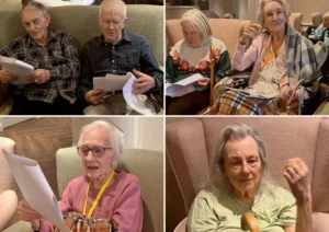 Fairmile residents and staff together for a fun