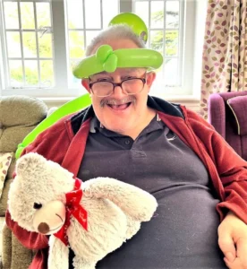 resident recieves gift from family at new forest 