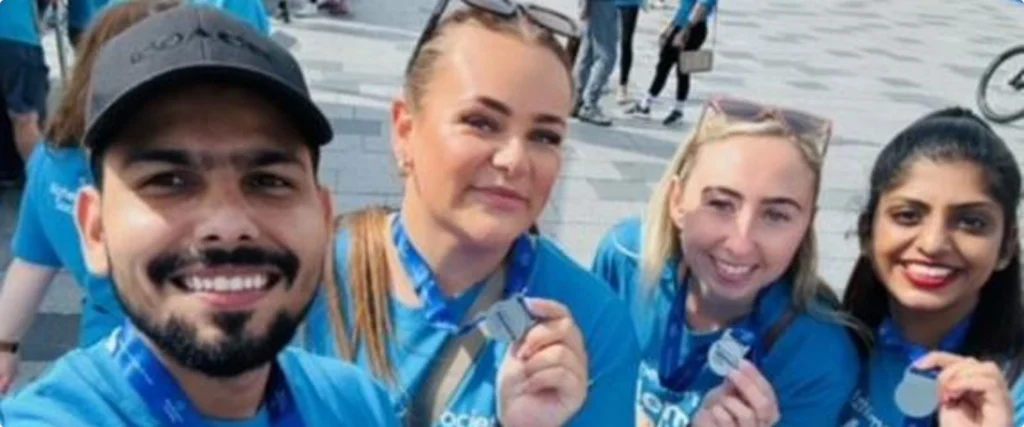 Team completes the memory walk