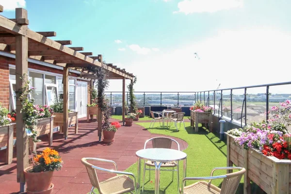 Olive Tree Court Outdoor Seating